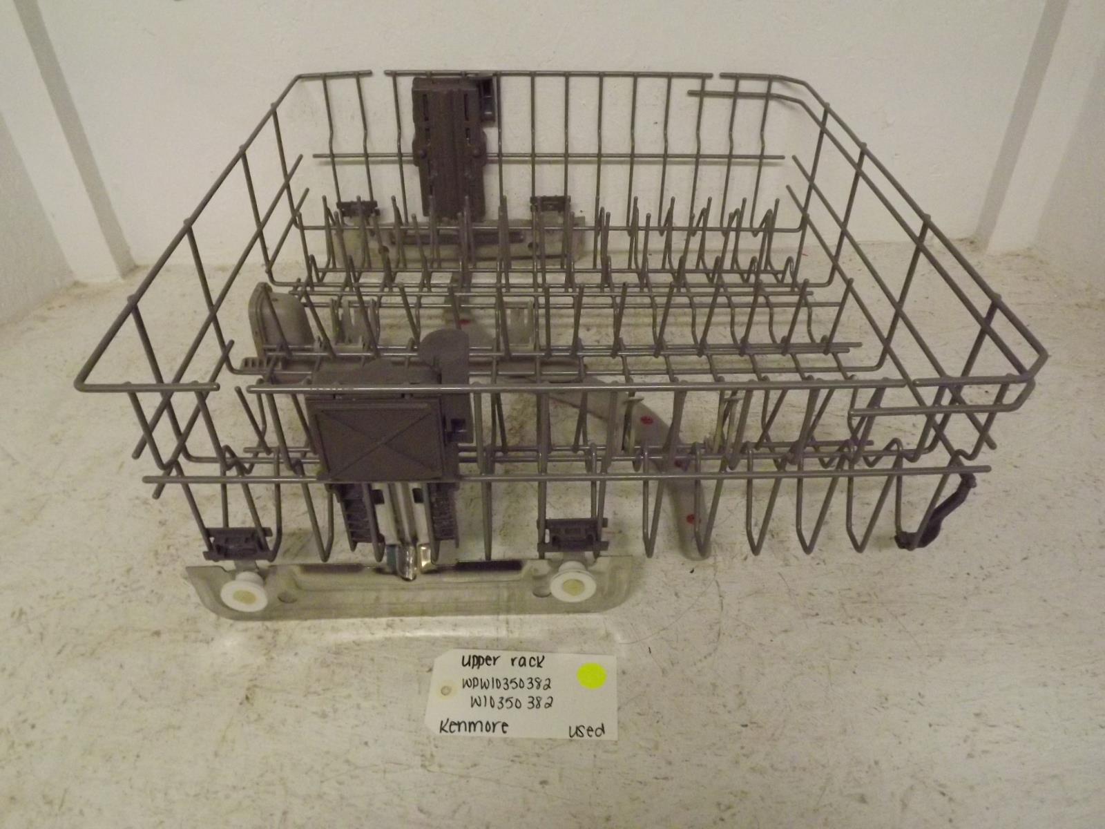 Kenmore Dishwasher WPW10350382 W10350382 Upper Rack Used Kenmore Dishwasher WPW10350382 W10350382 Upper Rack Used